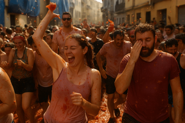 La Tomatina 2025 Turns Buñol Red