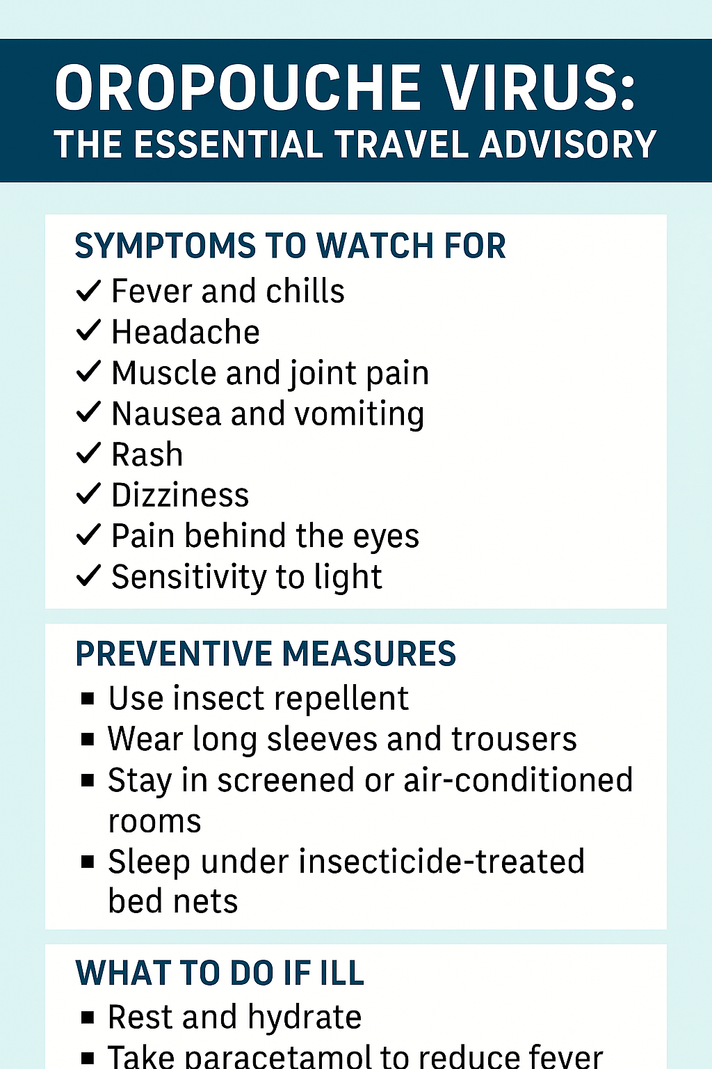 Oropouche Virus in UK