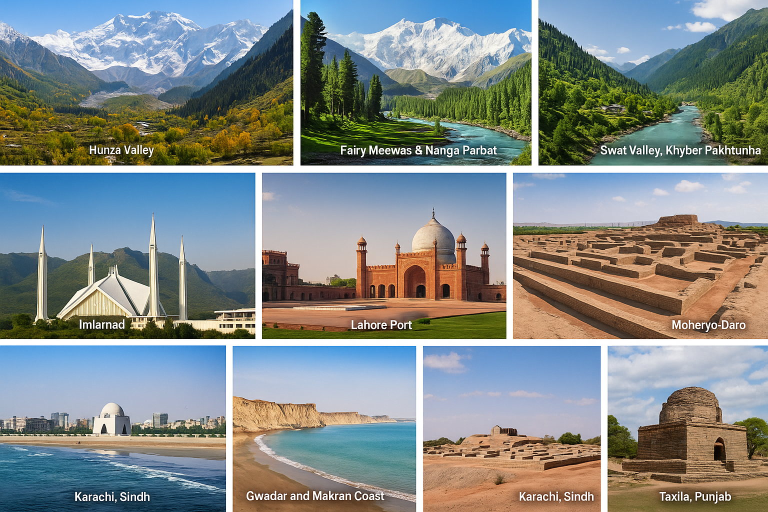 Pakistan top 10 destinations