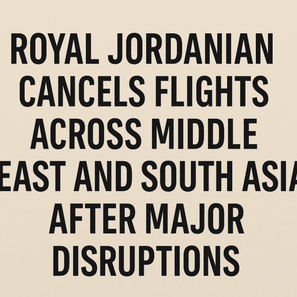 Passengers Stranded as Royal Jordanian Cancels