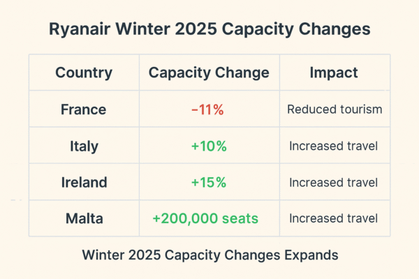 Ryanair’s Winter 2025 Strategy