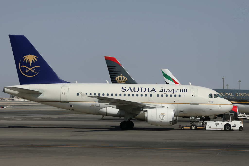 Saudia and Royal Jordanian Struggle With Flight Disruptions Across the Region