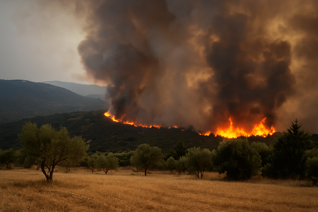 Southern Europe Wildfires Disrupt Travel Plans