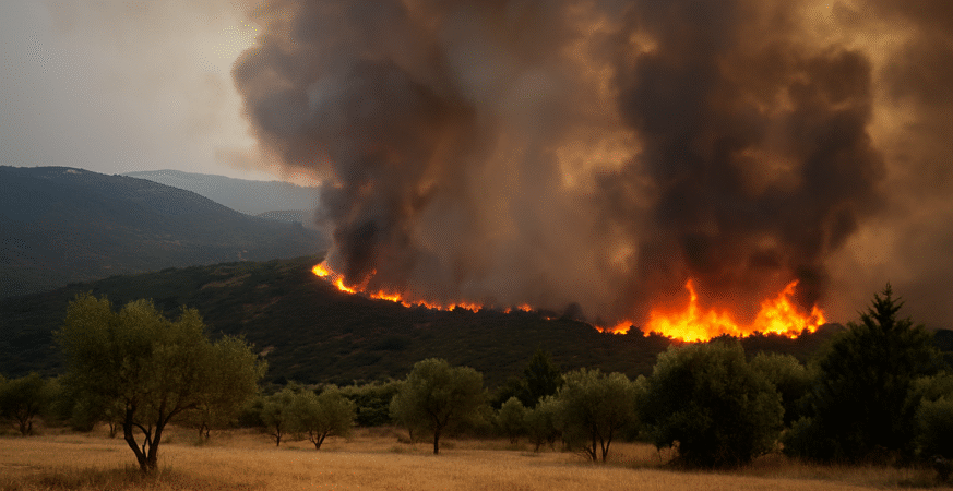 Southern Europe Wildfires Disrupt Travel Plans
