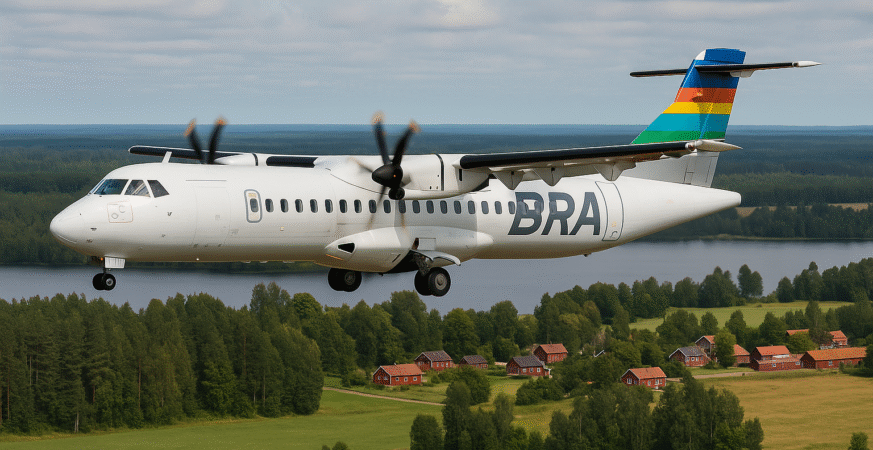 ATR 72 flight