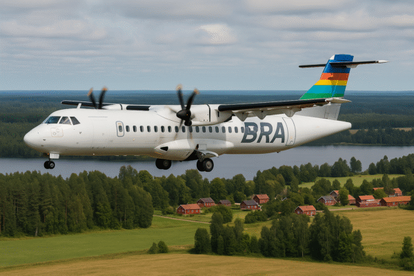 ATR 72 flight