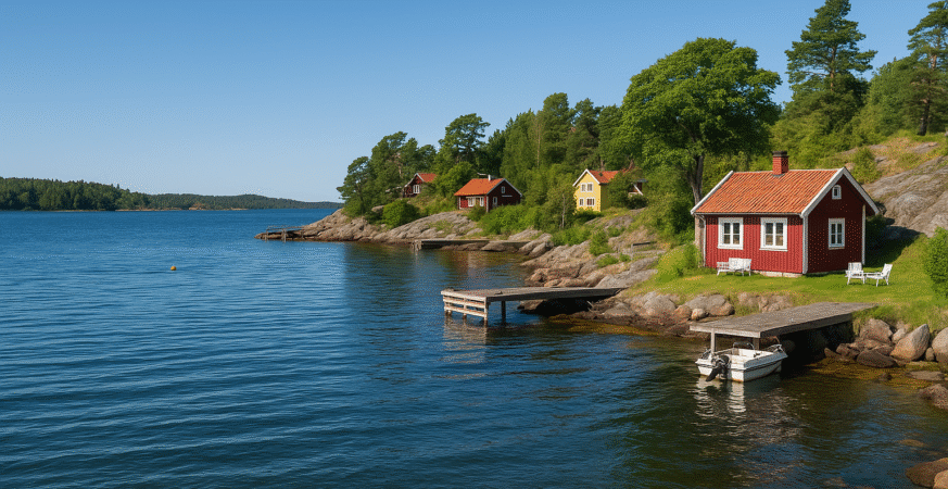 Sweden’s Coastal Charm Near Stockholm