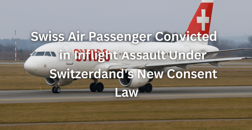 Swiss Air Passenger Convicted in In-Flight Assault as New ‘No Means No’ Law Takes Effect