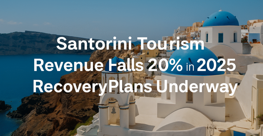 Tourism Decline Hits Santorini