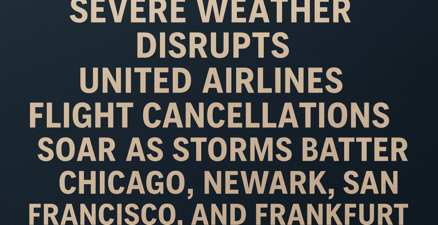 United Airlines Flight Disruptions Soar