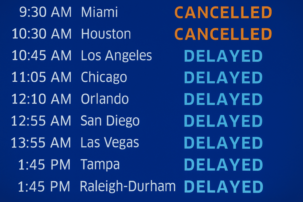United Airlines IT Outage Causes Over 1,700 Flight