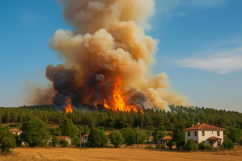 Wildfire Crisis in Canakkale