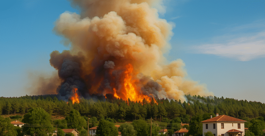 Wildfire Crisis in Canakkale