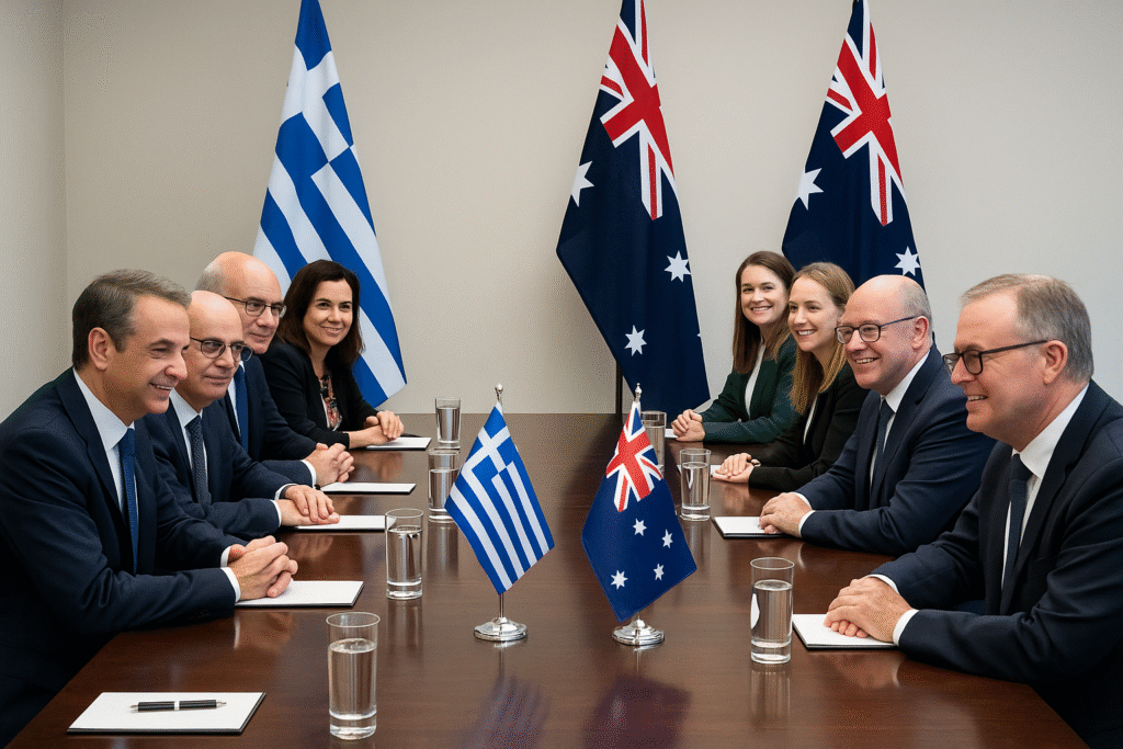 🇦🇺🇬🇷 Australia and Greece Strengthen Bilateral
