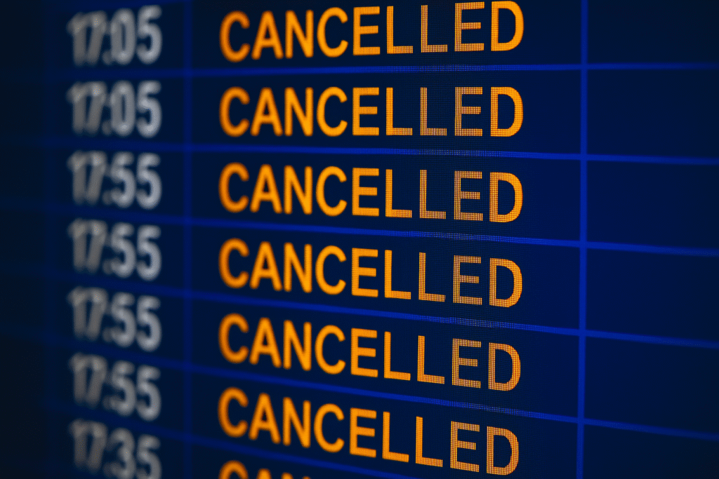 Flight cancellations