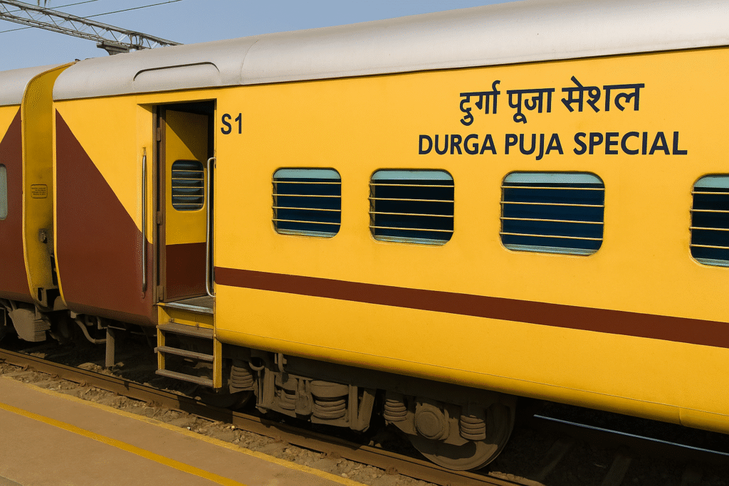 Durga Puja 2025 Indian Railways and IndiGo Boost Travel Services to Kolkata for Festive Tourists
