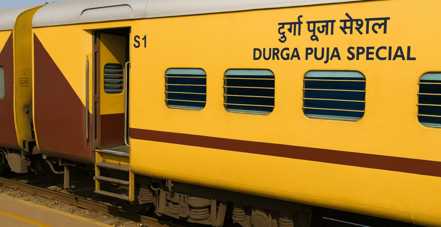 Durga Puja 2025 Indian Railways and IndiGo Boost Travel Services to Kolkata for Festive Tourists