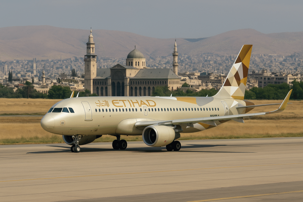 Abu Dhabi–Damascus Flights