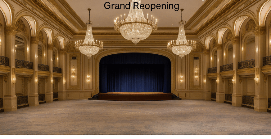 Grand Ballroom reopening