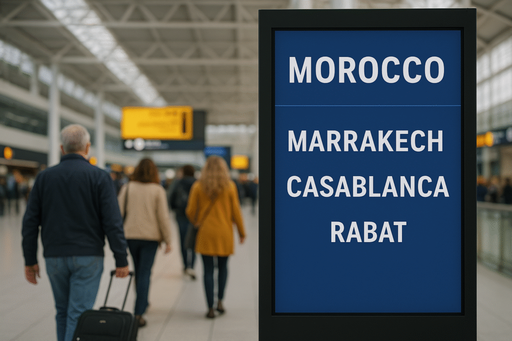 Marrakech-New York Route