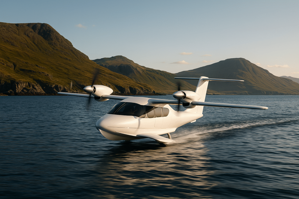 Regent unveils the Seaglider, an all-electric “flying boat,” set to revolutionize travel in Scotland’s Highlands with speed, sustainability, and innovation.