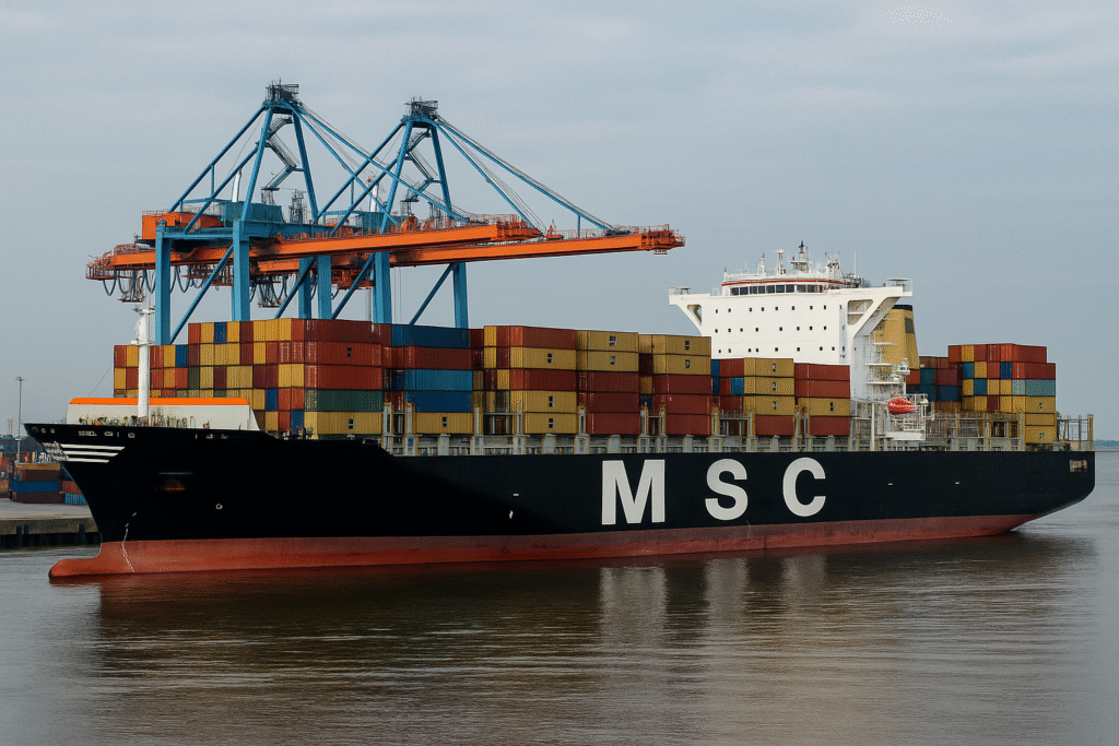MSC shipping, global logistics