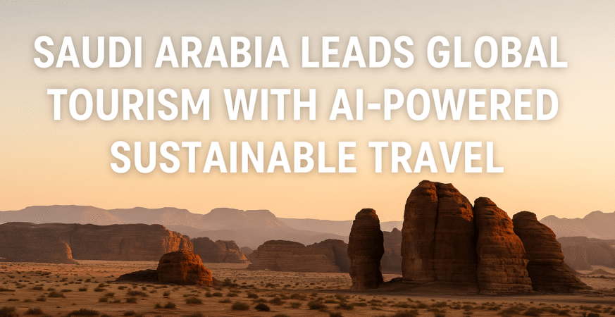 Saudi Arabia pioneers AI-driven sustainable tourism with smart data centers, eco-friendly travel routes, and personalized itineraries shaping Vision 2030.