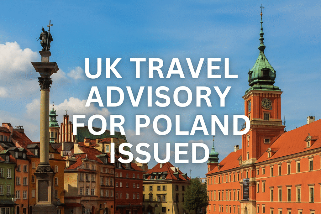 UK travel advisory Poland