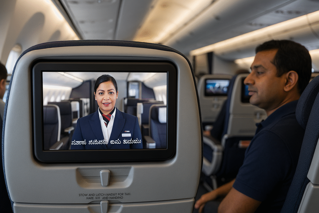 London–Bengaluru Flight