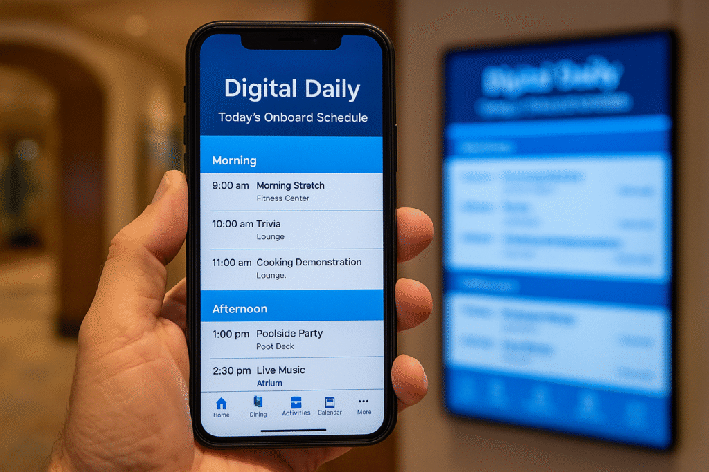 Cruise Lines Go Paperless