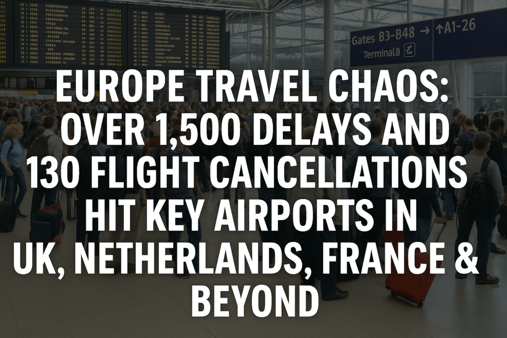 Europe Travel Chaos