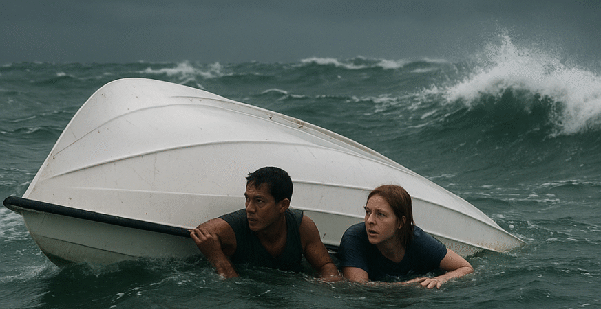Boat capsizing incident