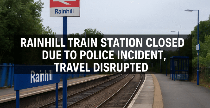 Rainhill train station, Merseyside travel disruption,