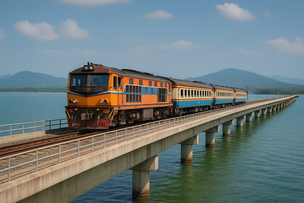 Thailand’s Floating Train to Pa Sak Jolasid Dam