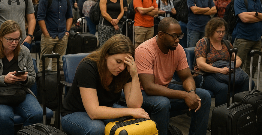Flight delays chaos