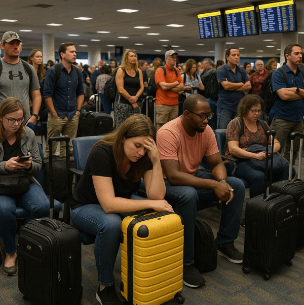 Flight delays chaos
