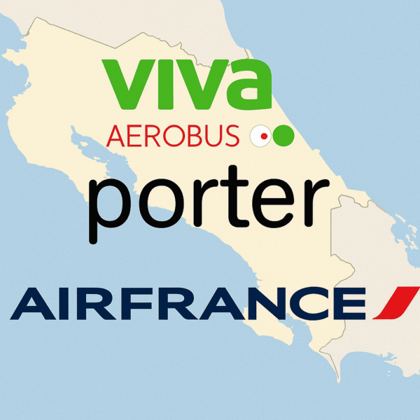 Viva Aerobus, Porter & Air France Expand