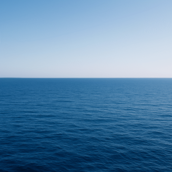 A calm blue ocean