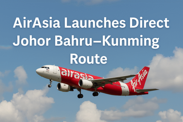 AirAsia Launches Direct Johor Bahru–Kunming