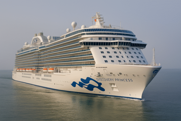 Discovery Princess Sets Sail Down