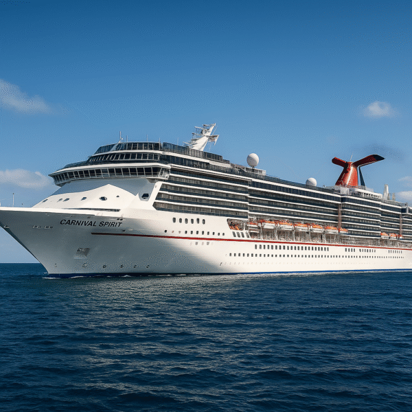 Now Carnival Spirit Repositions