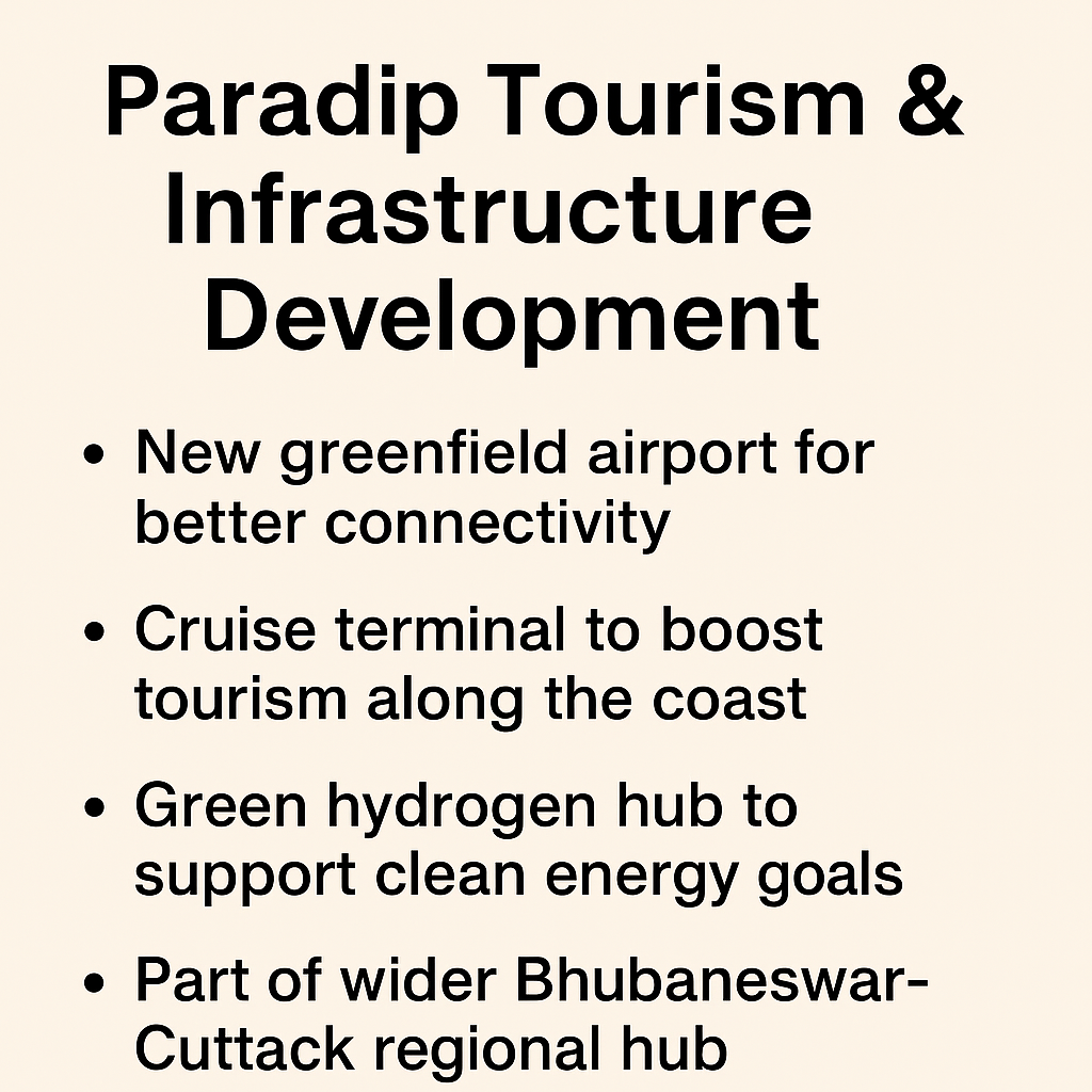 Now Paradip, Bhubaneswar & Cuttack Poised to Emerge as Eastern India’s Integrated Tourism & Green-Energy Hub