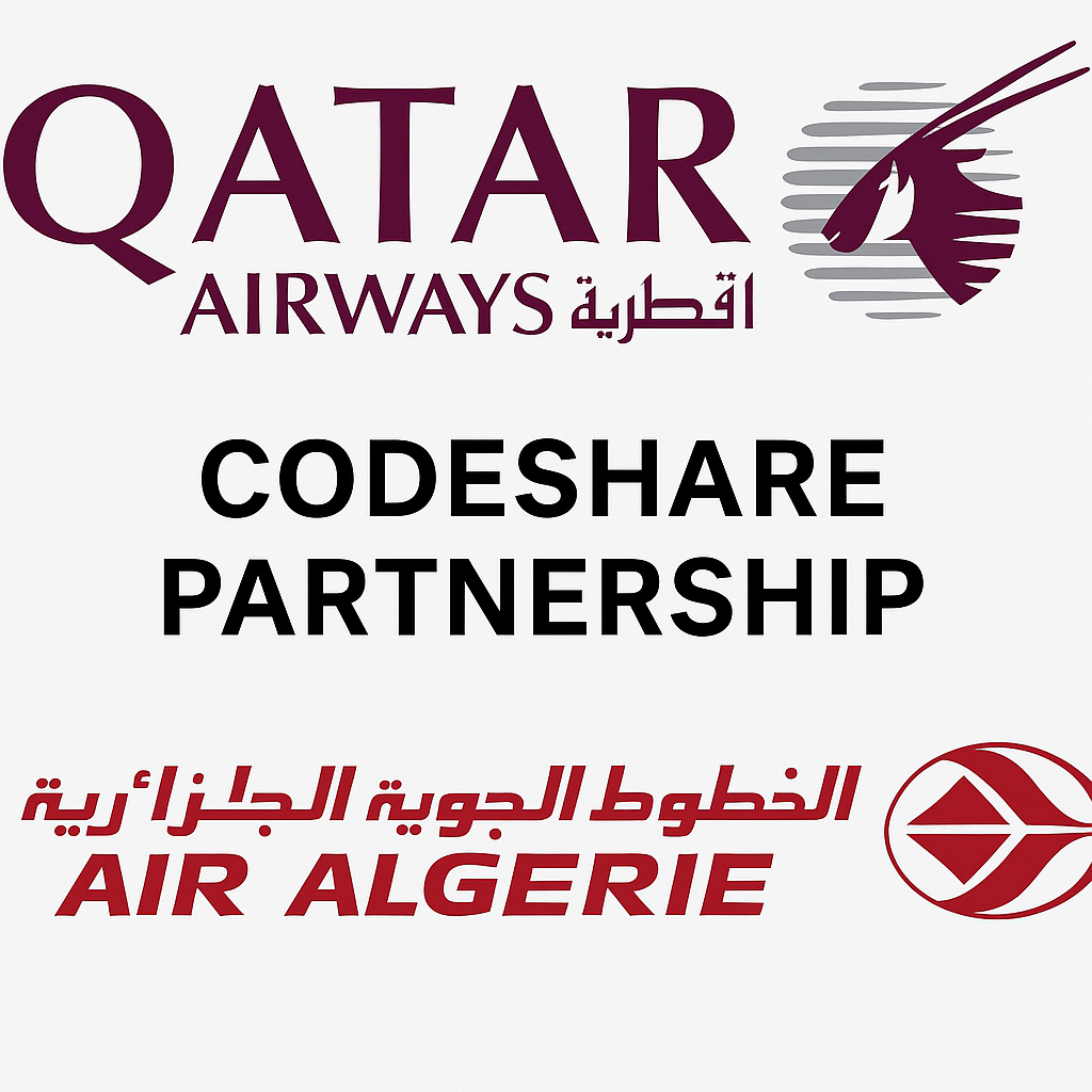 Now Qatar Airways and Air Algérie Launch