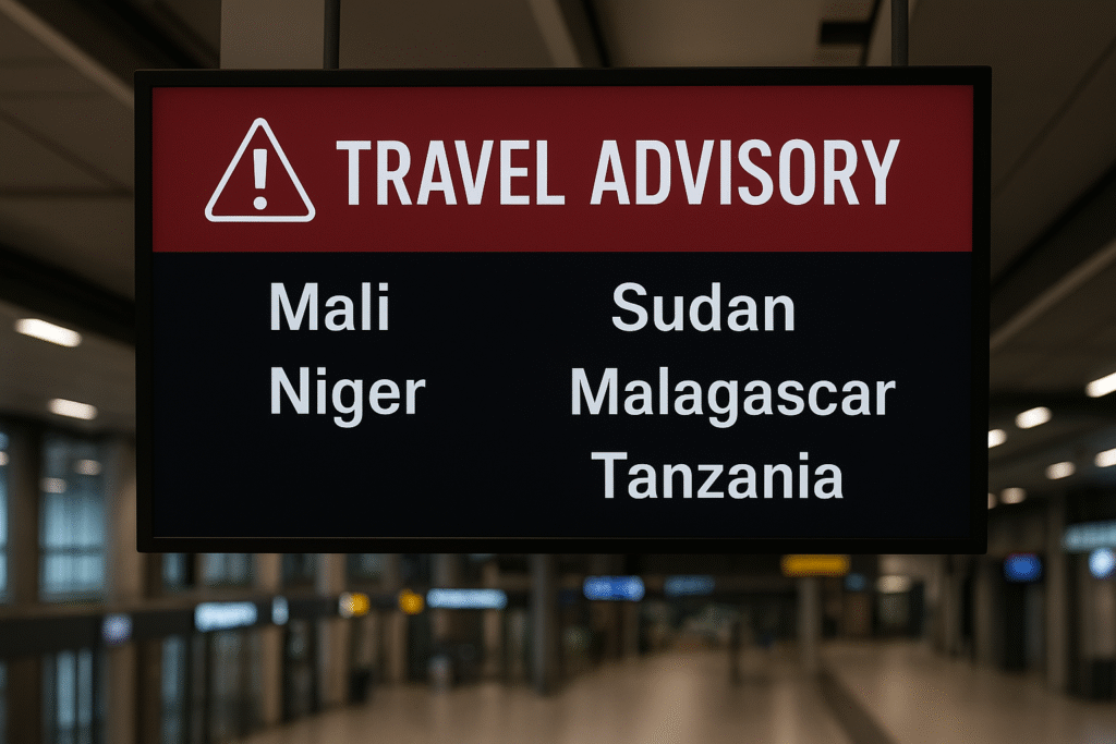 travel advisory