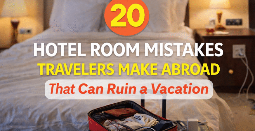 20 Hotel Room Mistakes Travelers