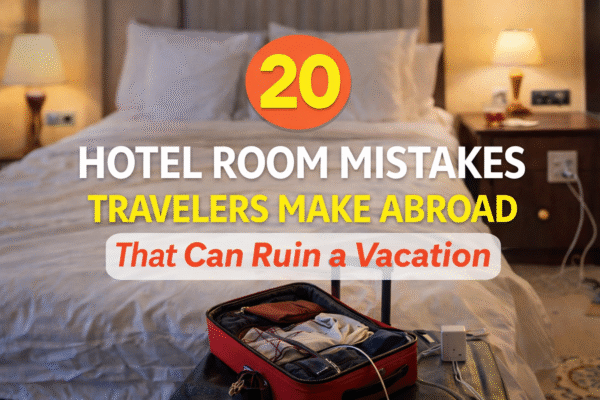 20 Hotel Room Mistakes Travelers