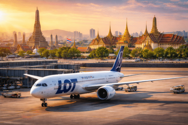 Warsaw Bangkok direct flights
