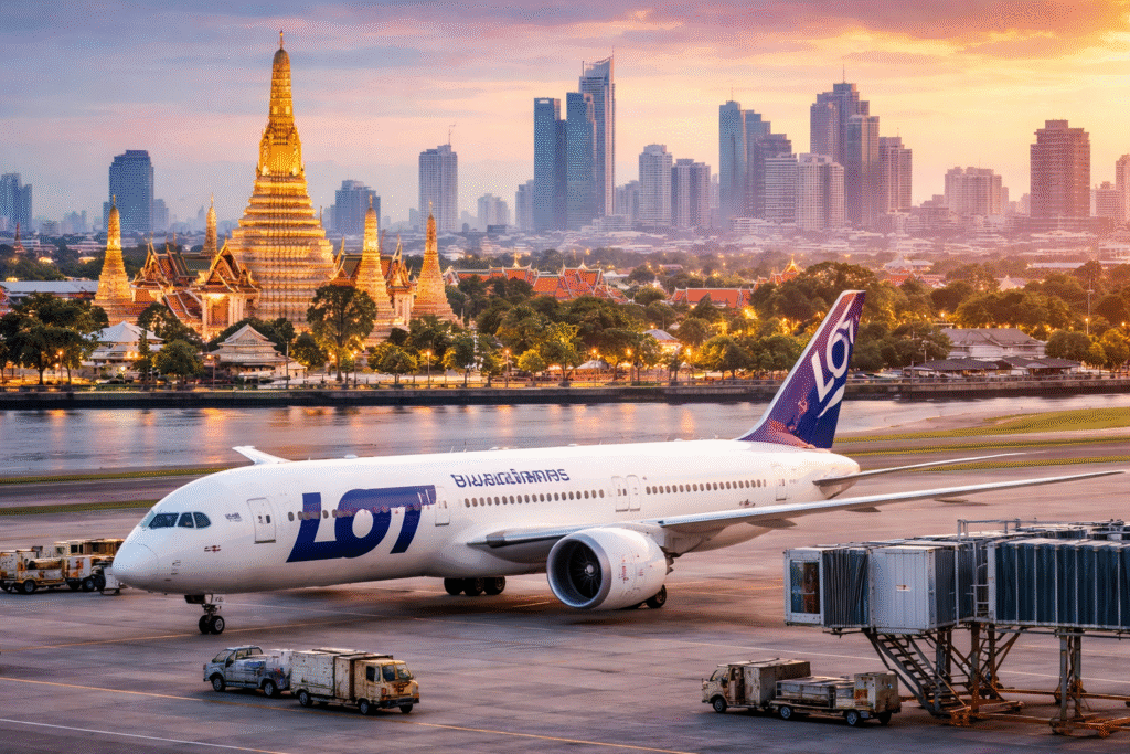 Warsaw–Bangkok Flights