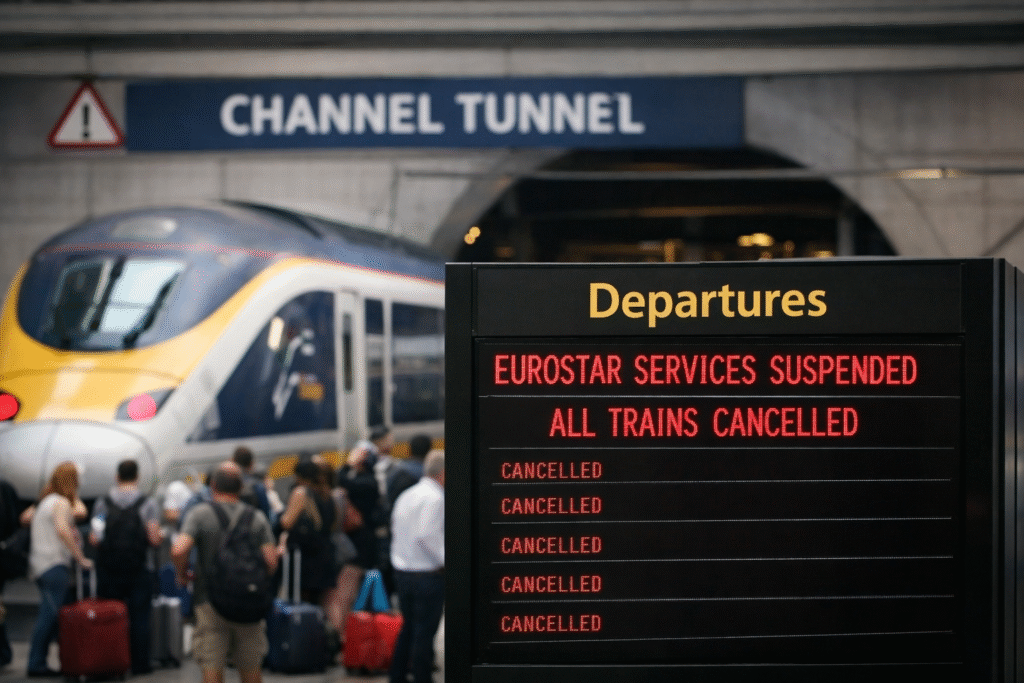 Now Eurostar Suspension Paralyzes