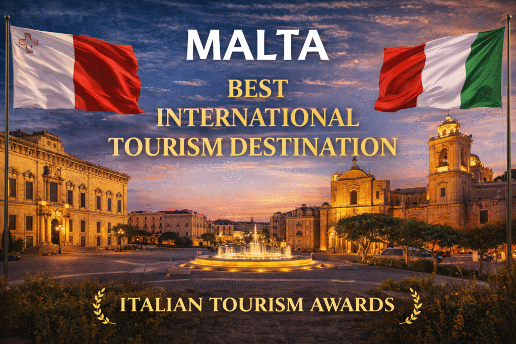 Now Malta Named Best International Tourism